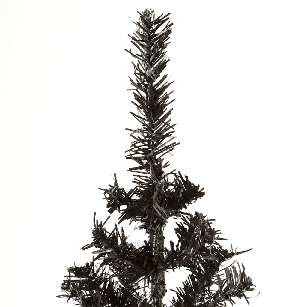 vidaXL Árbol de Navidad delgado negro 150 cm