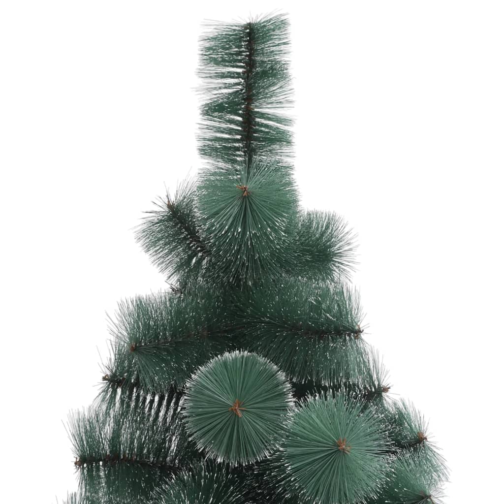 vidaXL Árbol de Navidad artificial con soporte verde PET 120 cm