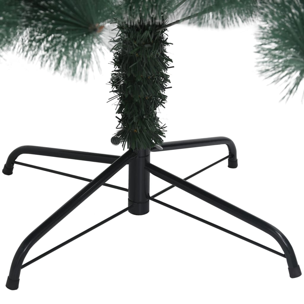 vidaXL Árbol de Navidad artificial con soporte verde PET 120 cm