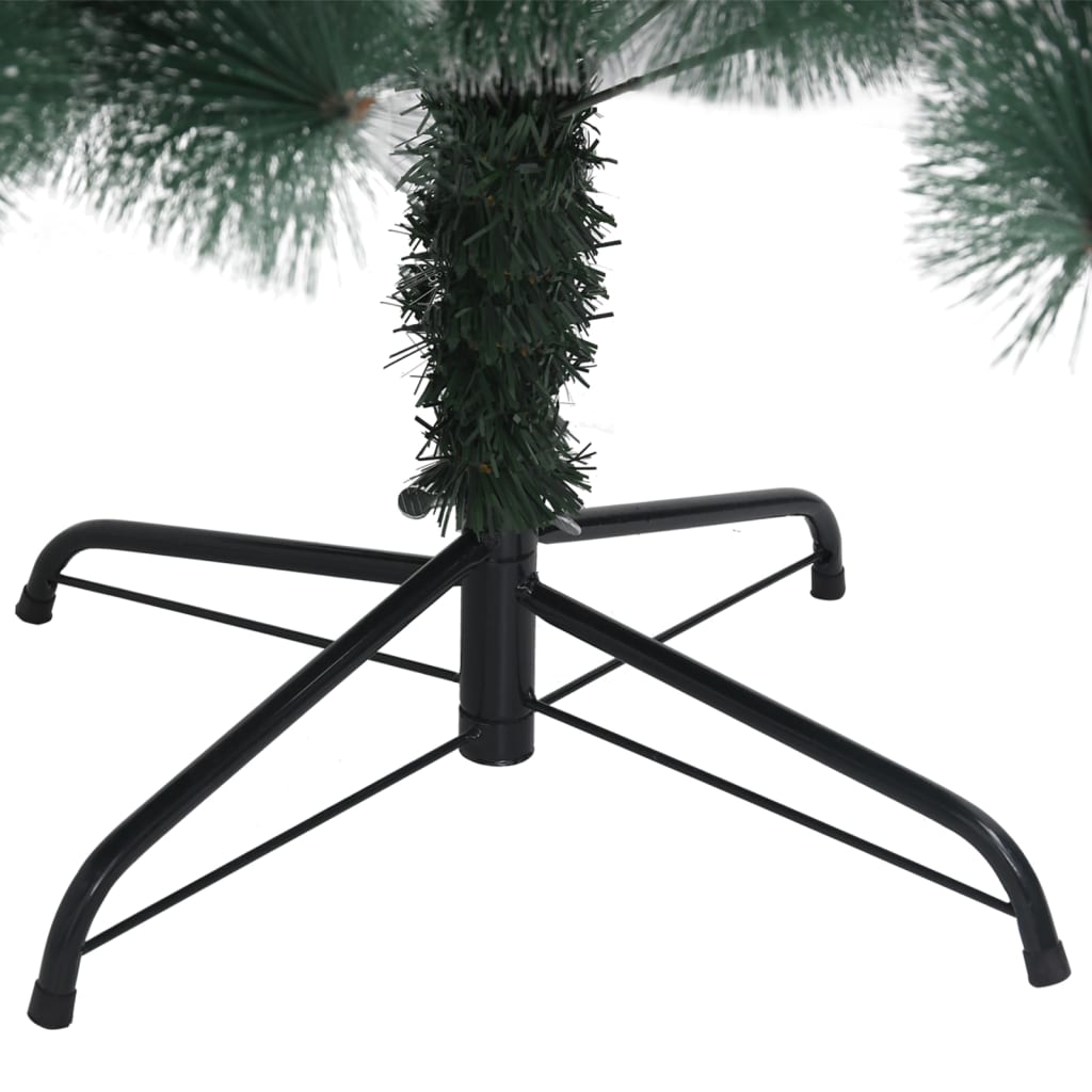 vidaXL Árbol de Navidad artificial con soporte verde PET 150 cm