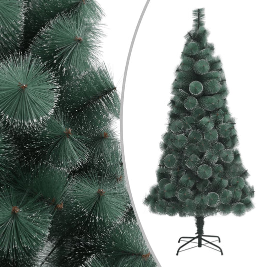 vidaXL Árbol de Navidad artificial con soporte verde PET 180 cm