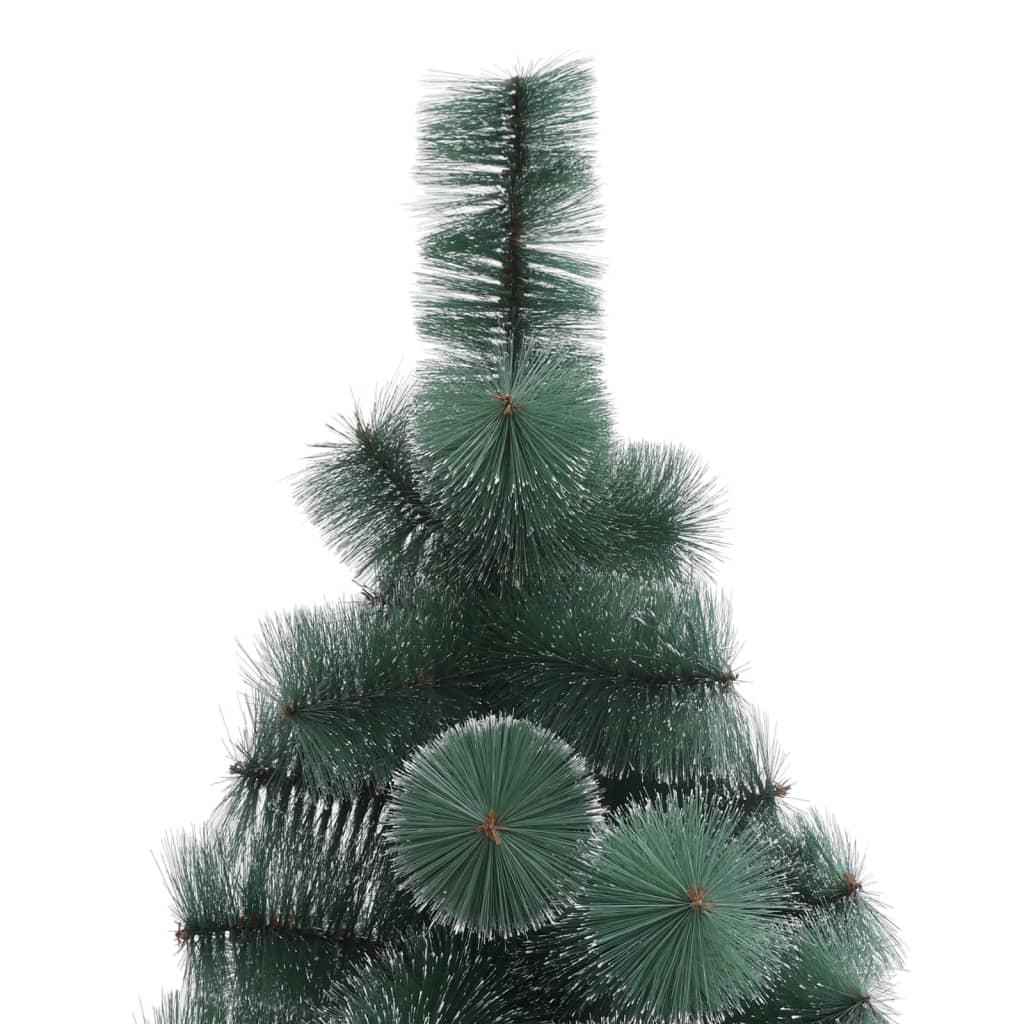 vidaXL Árbol de Navidad artificial con soporte verde PET 180 cm