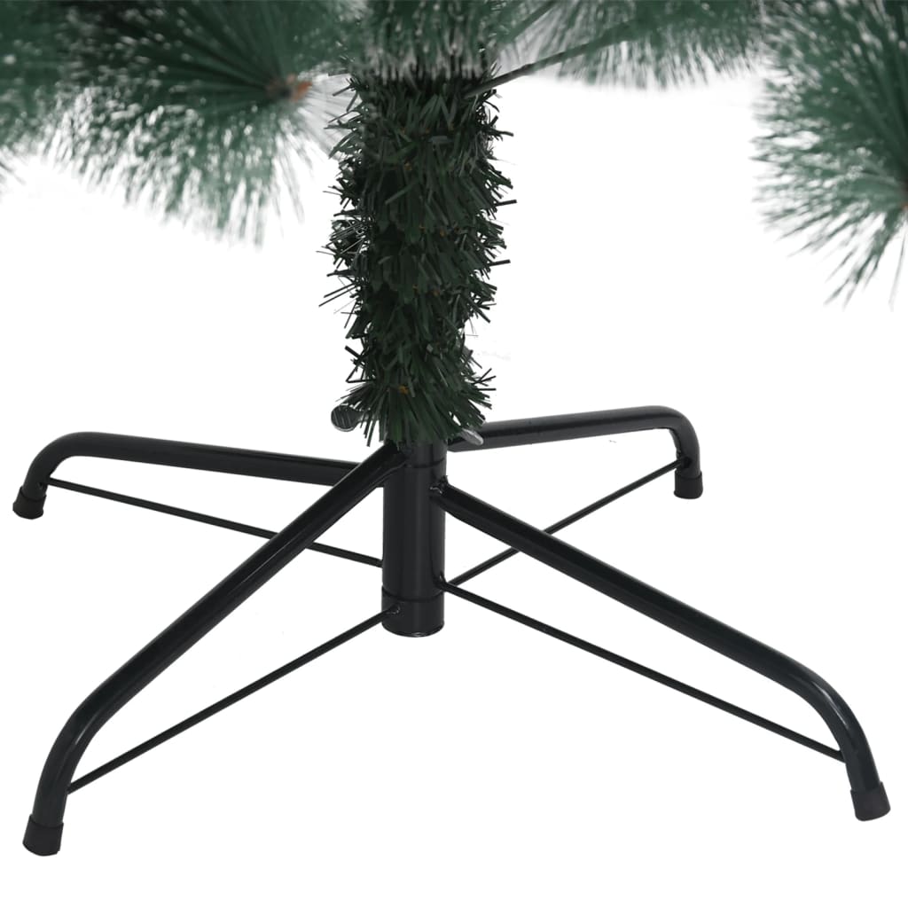 vidaXL Árbol de Navidad artificial con soporte verde PET 180 cm