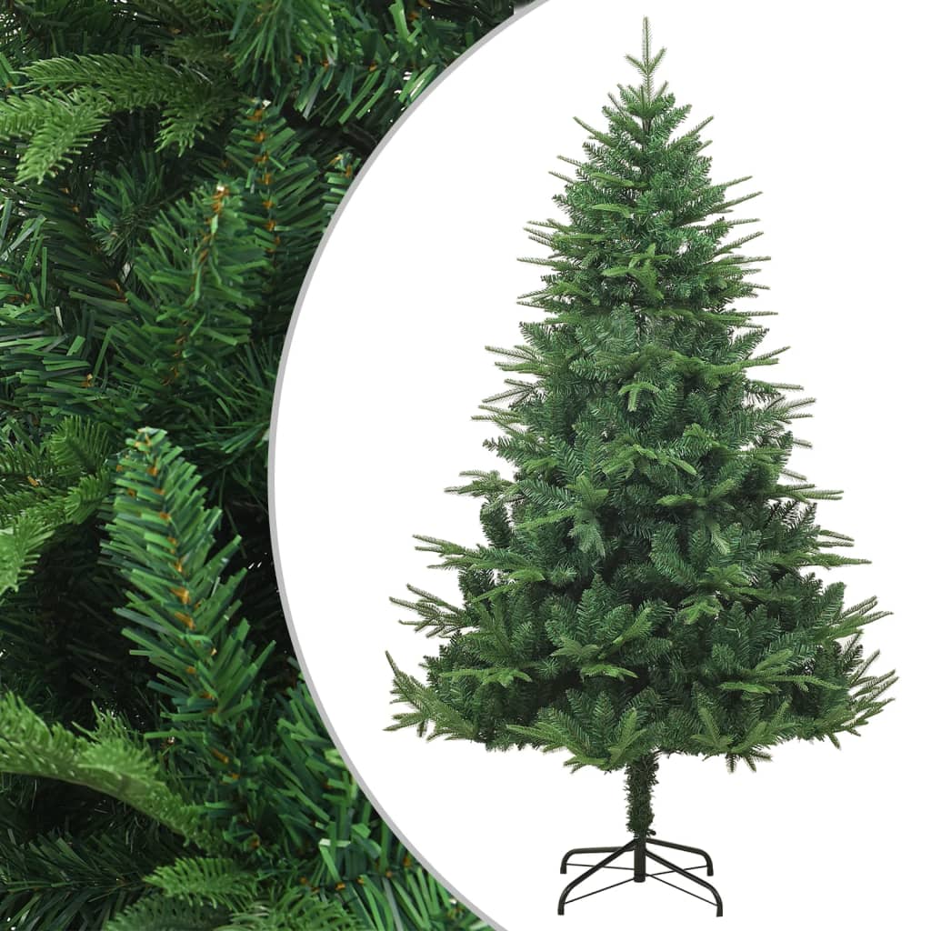 vidaXL Árbol de Navidad artificial verde 210 cm PVC y PE