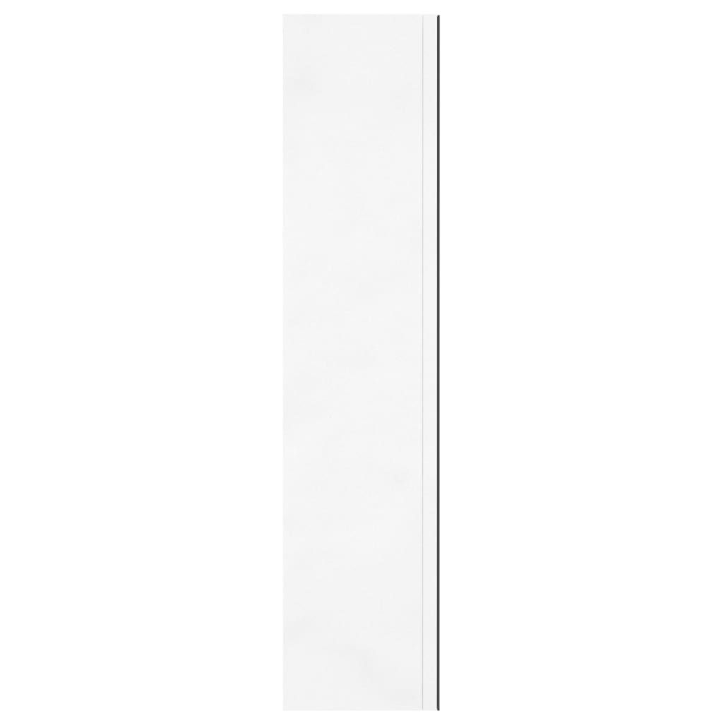 vidaXL Armario de espejo de baño MDF blanco brillante 60x15x75 cm