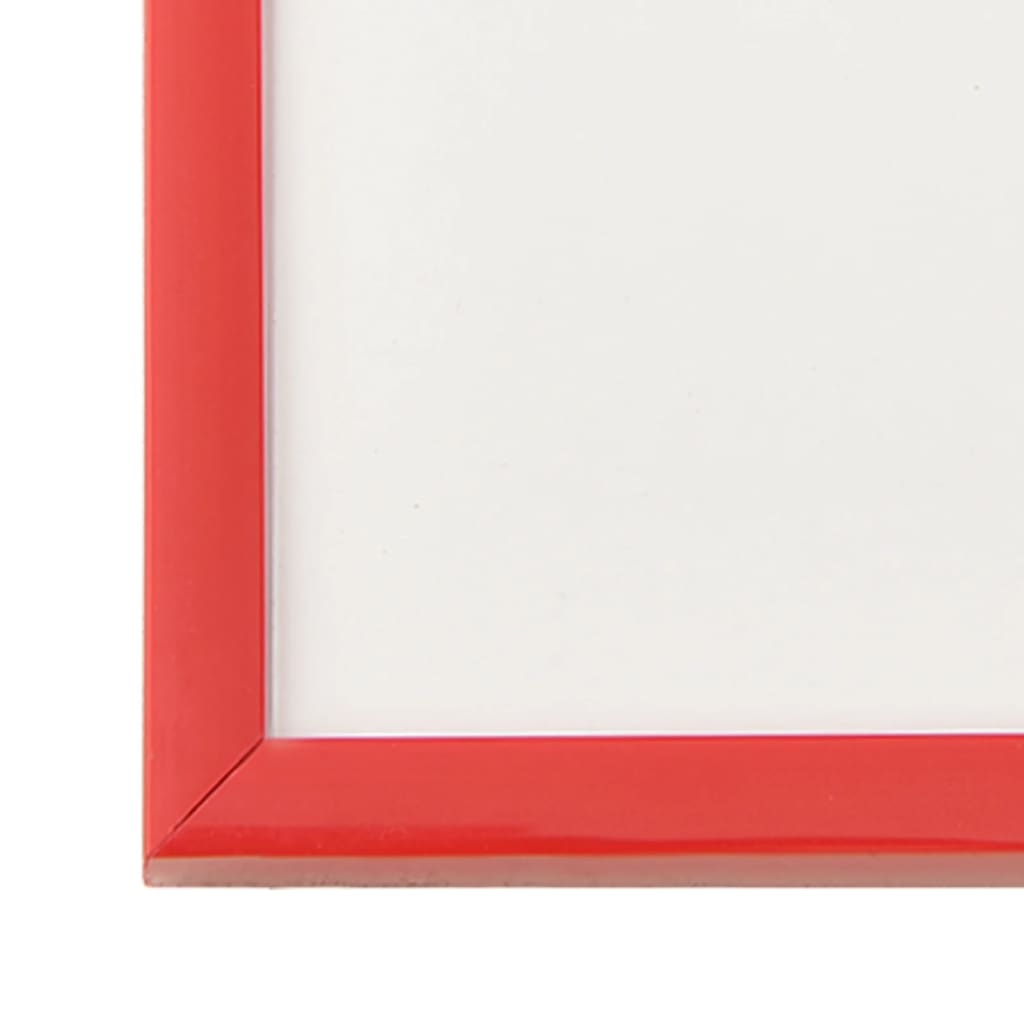 vidaXL Marcos de foto collage de pared o mesa 5 uds rojo MDF 70x90cm