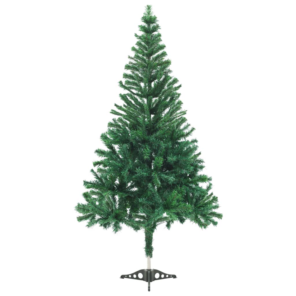 vidaXL Árbol de Navidad artificial con luces y bolas 230 ramas 120 cm