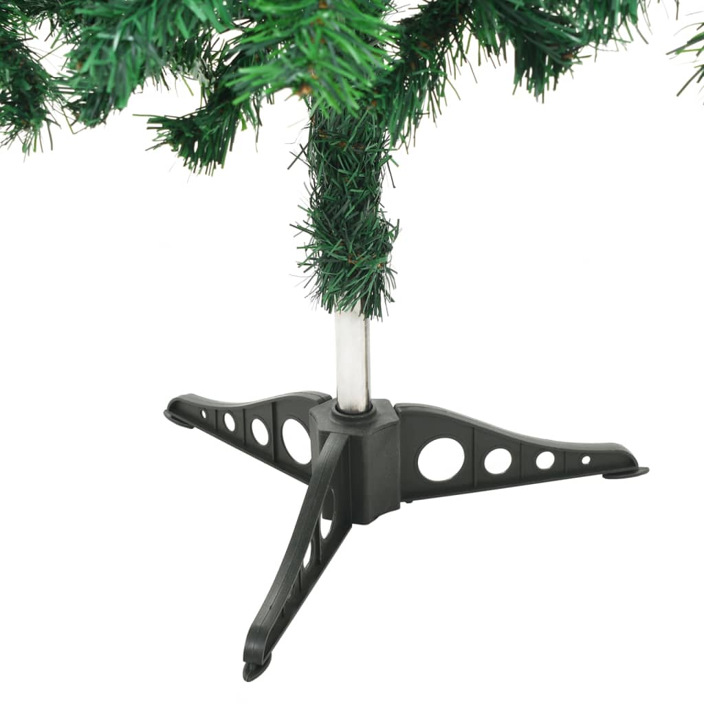 vidaXL Árbol de Navidad artificial con luces y bolas 230 ramas 120 cm