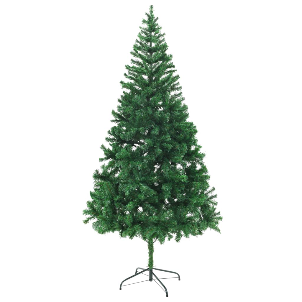 vidaXL Árbol de Navidad artificial con luces y bolas 910 ramas 210 cm