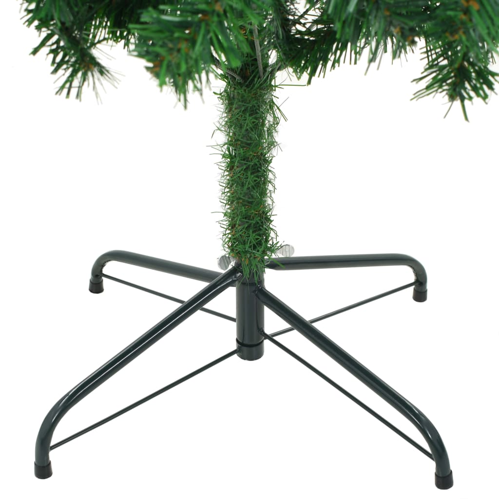 vidaXL Árbol de Navidad artificial con luces y bolas 910 ramas 210 cm