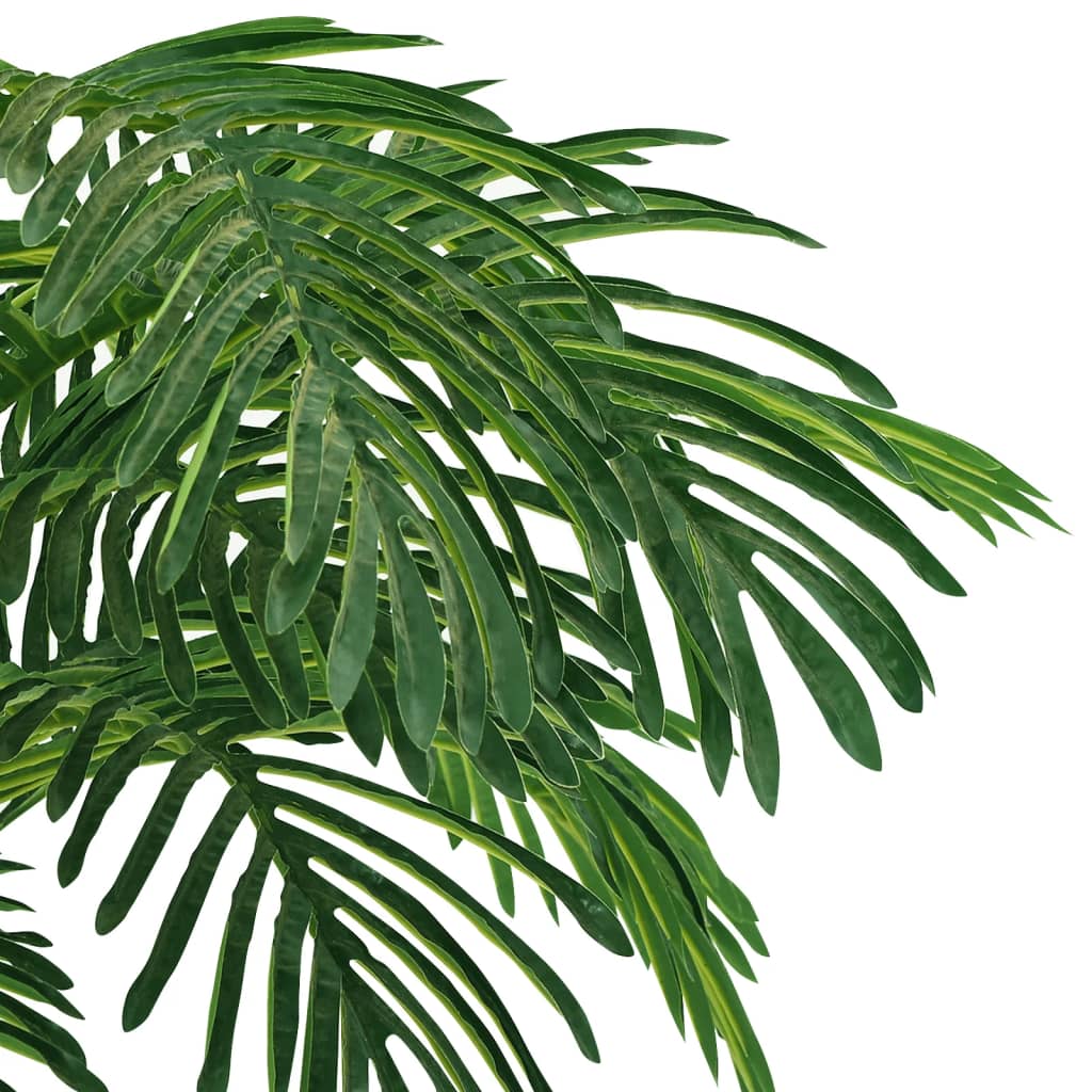 vidaXL Palmera Cycas artificial con macetero 140 cm verde