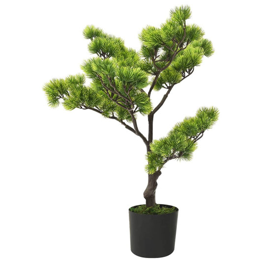 vidaXL Bonsái pinus artificial con macetero 60 cm verde