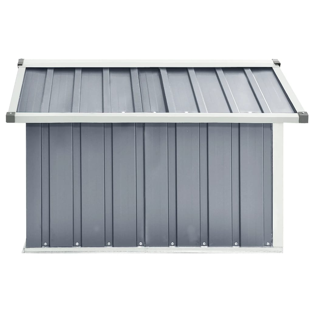 vidaXL Cobertizo para cortacésped acero galvanizado gris 92x97x63 cm