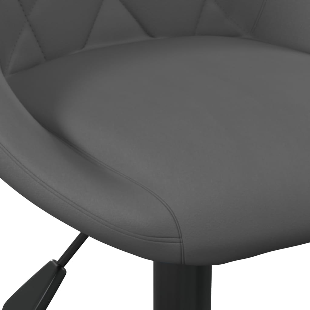 vidaXL Silla de comedor de terciopelo gris oscuro