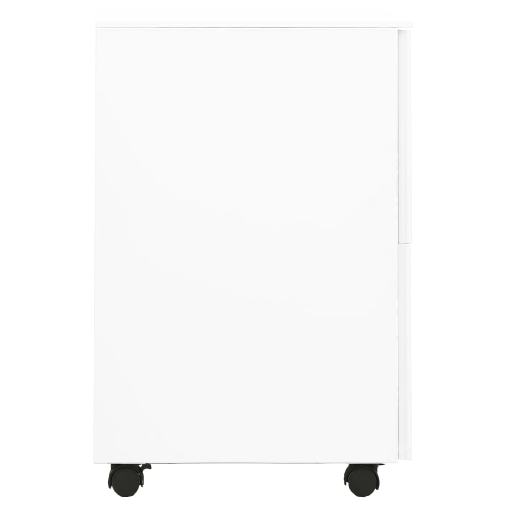 vidaXL Armario archivador acero blanco 39x45x67 cm