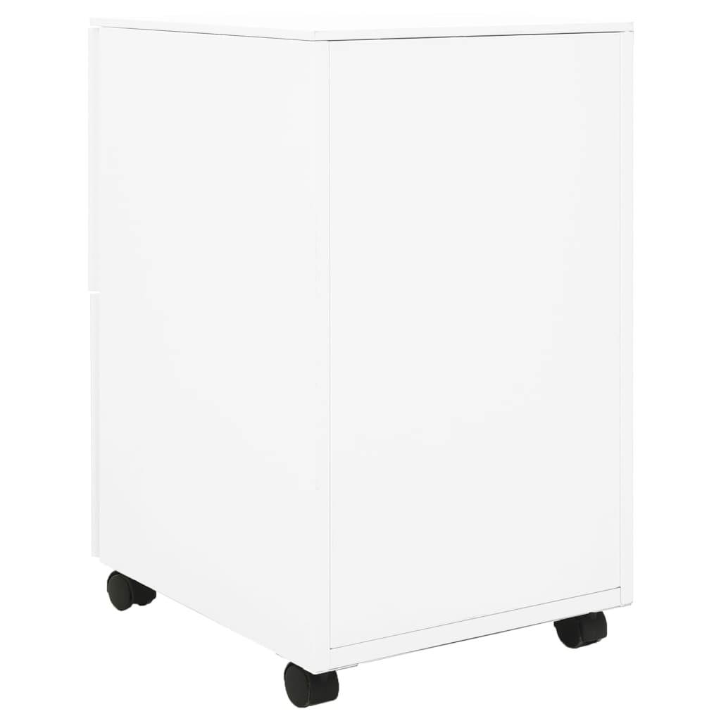 vidaXL Armario archivador acero blanco 39x45x67 cm