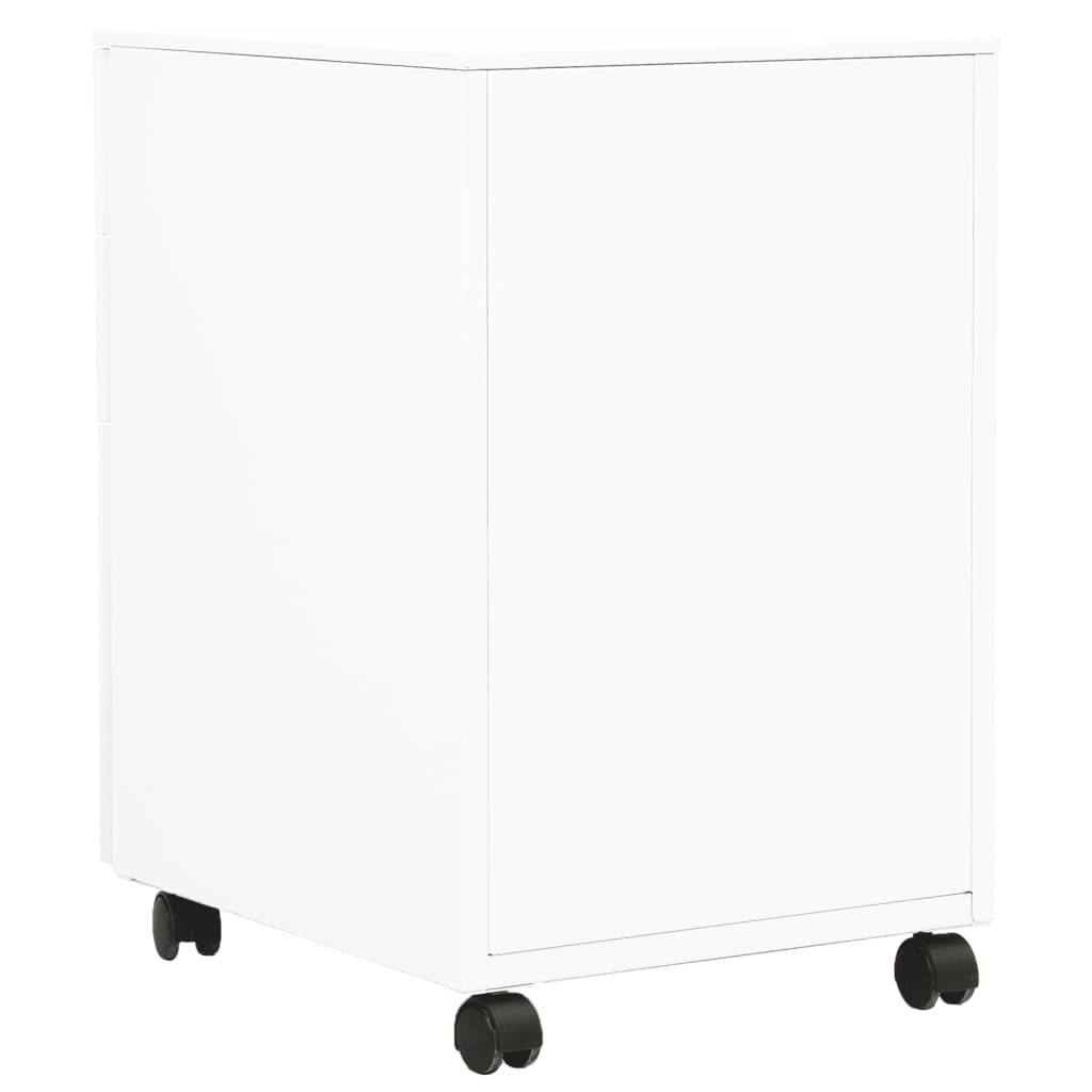 vidaXL Armario archivador acero blanco 39x45x60 cm