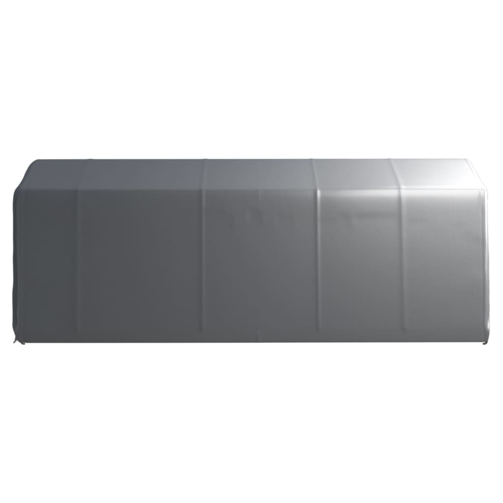 vidaXL Carpa de almacenamiento acero gris 300x600 cm