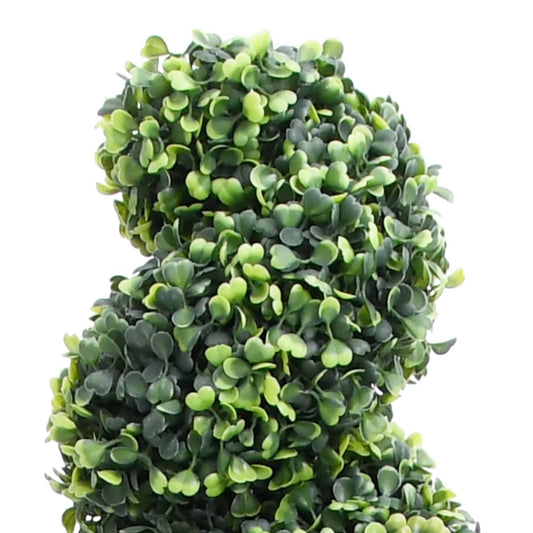 vidaXL Planta espiral de Boj artificial con macetero verde 89 cm