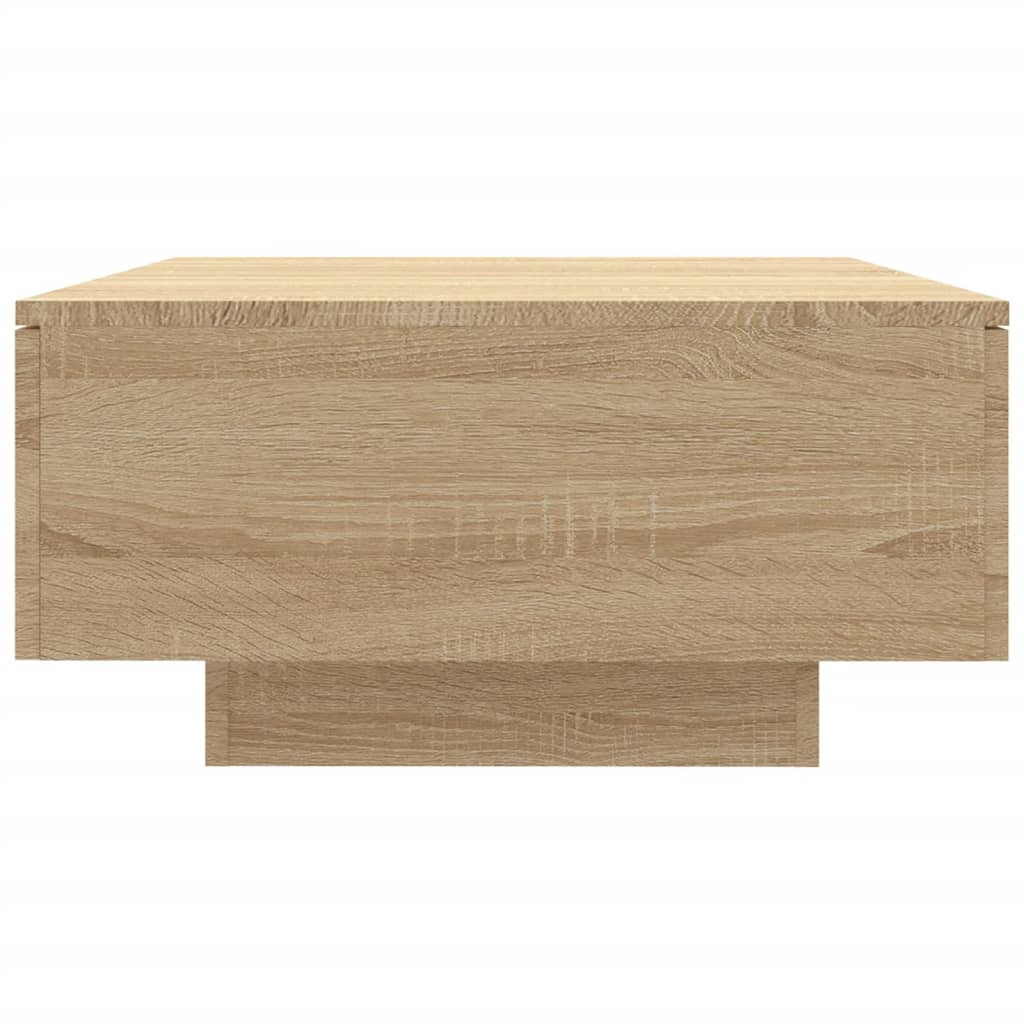 vidaXL Mesa de centro madera contrachapada color roble 90x60x31 cm