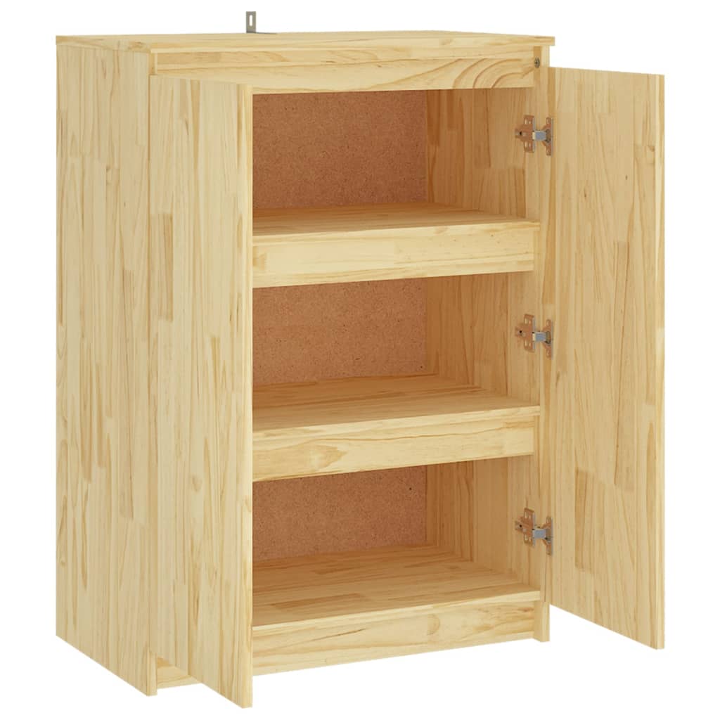 vidaXL Aparador madera maciza de pino 60x36x84 cm