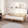 vidaXL Sofá cama sin colchón madera maciza pino marrón miel 90x200 cm