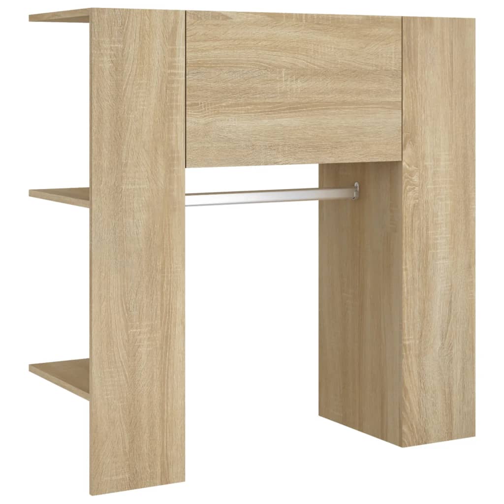 vidaXL Mueble de recibidor madera ingeniería roble Sonoma 97,5x37x99cm