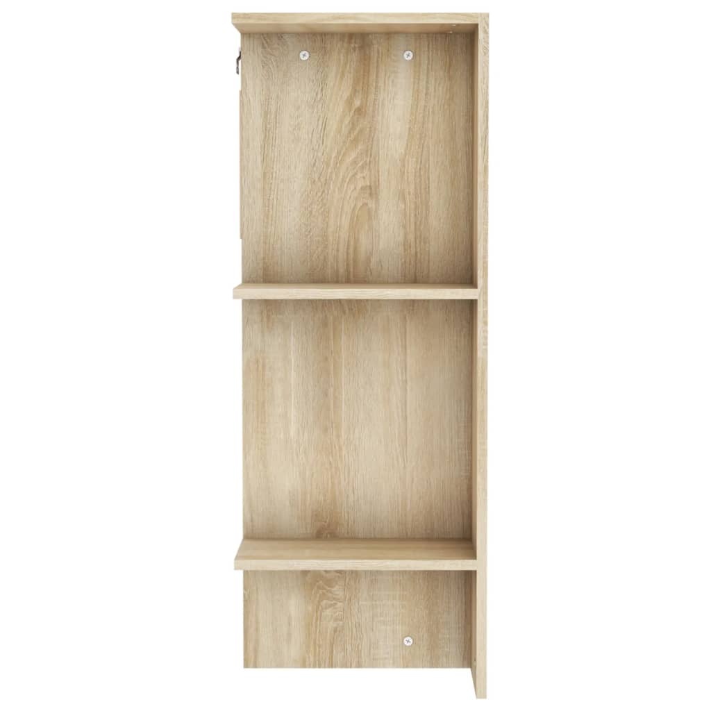 vidaXL Mueble de recibidor madera ingeniería roble Sonoma 97,5x37x99cm