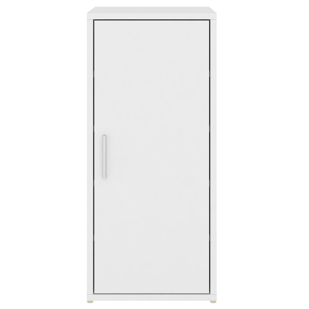 vidaXL Mueble zapatero de aglomerado blanco 32x35x70 cm