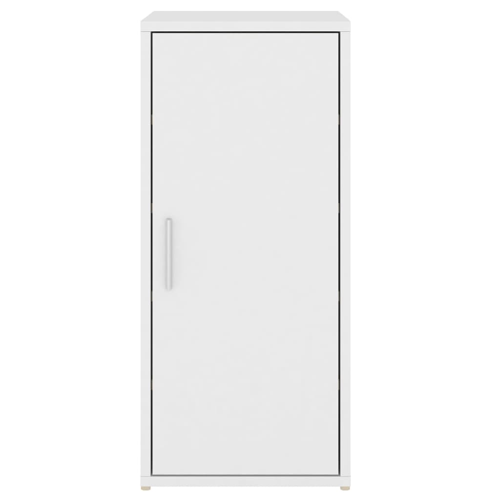 vidaXL Muebles zapateros 2 uds madera contrachapada blanco 32x35x70 cm