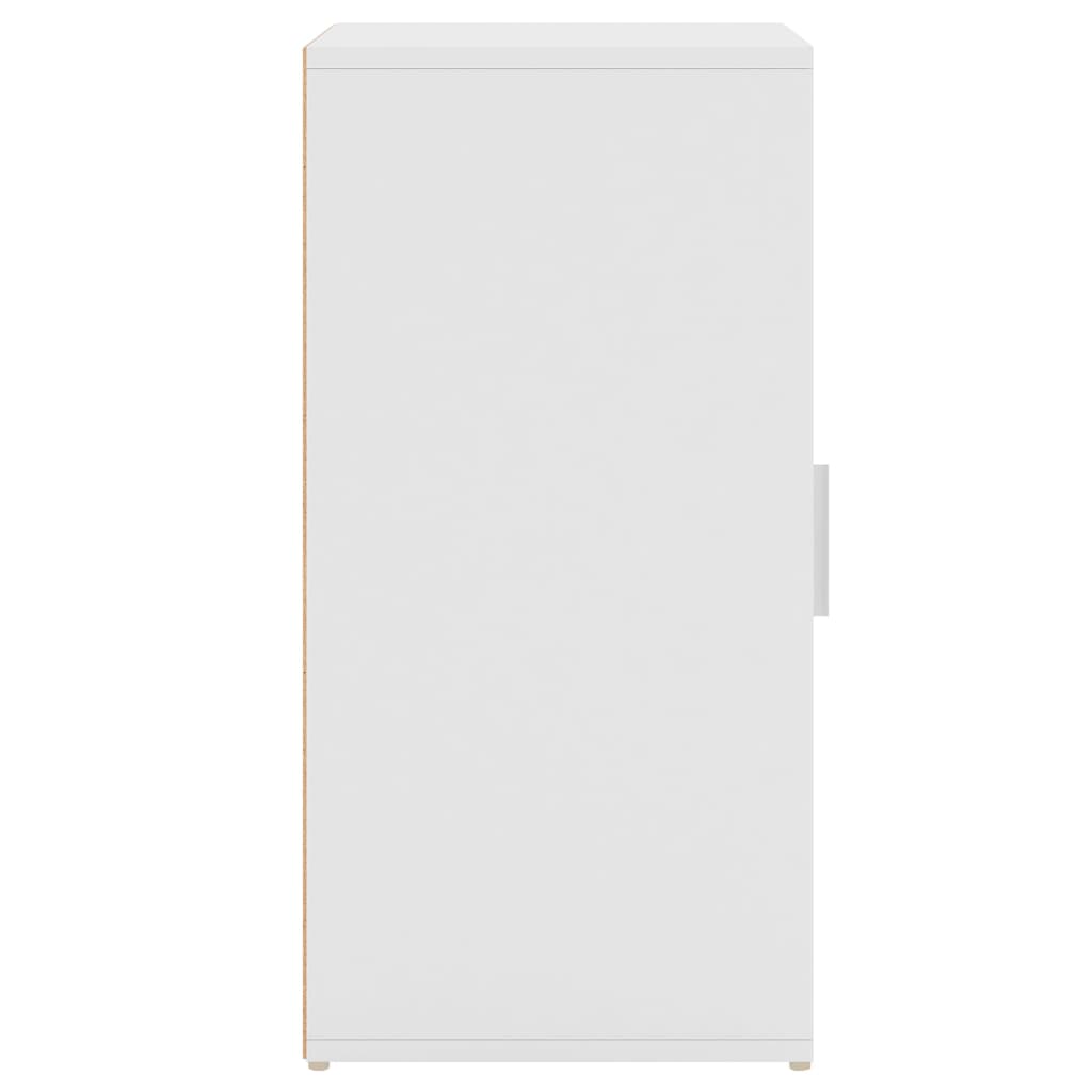 vidaXL Muebles zapateros 2 uds madera contrachapada blanco 32x35x70 cm