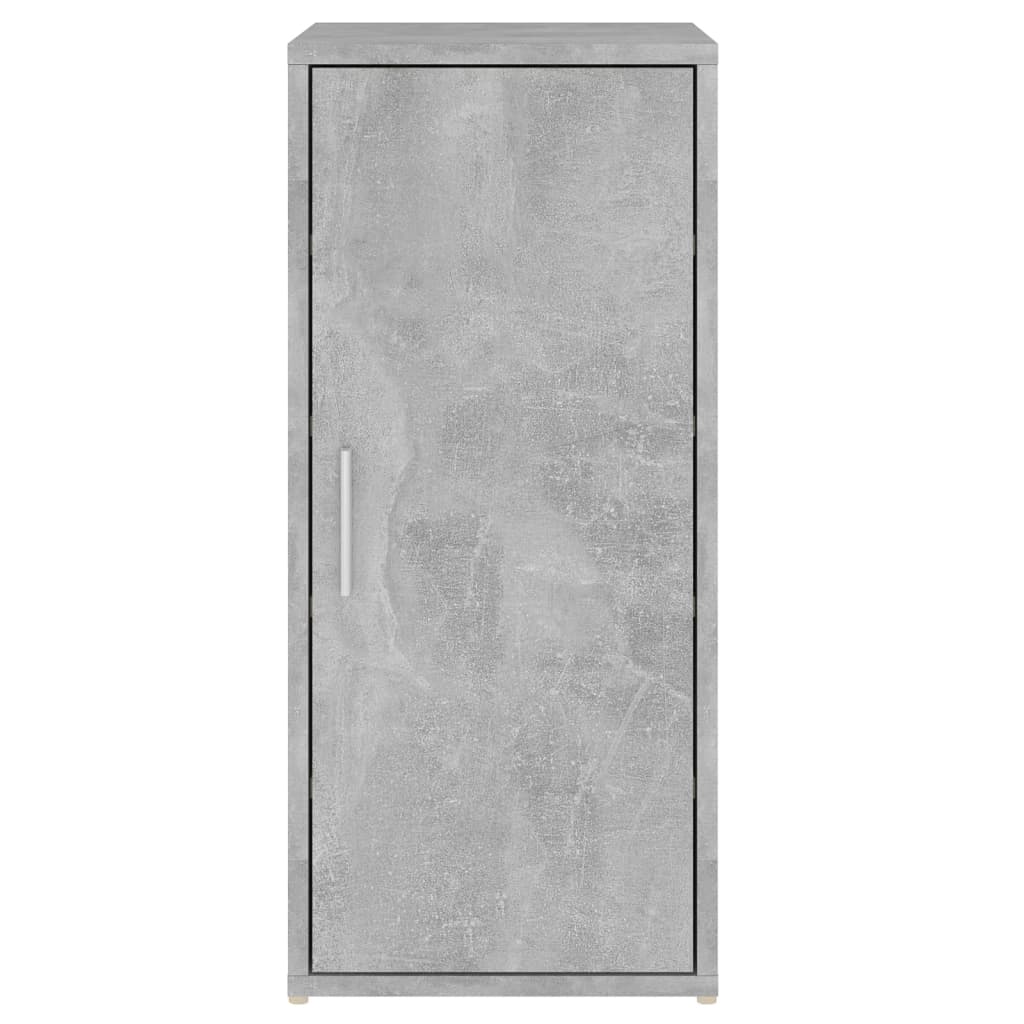 vidaXL Mueble zapatero madera de ingeniería gris hormigón 32x35x70 cm