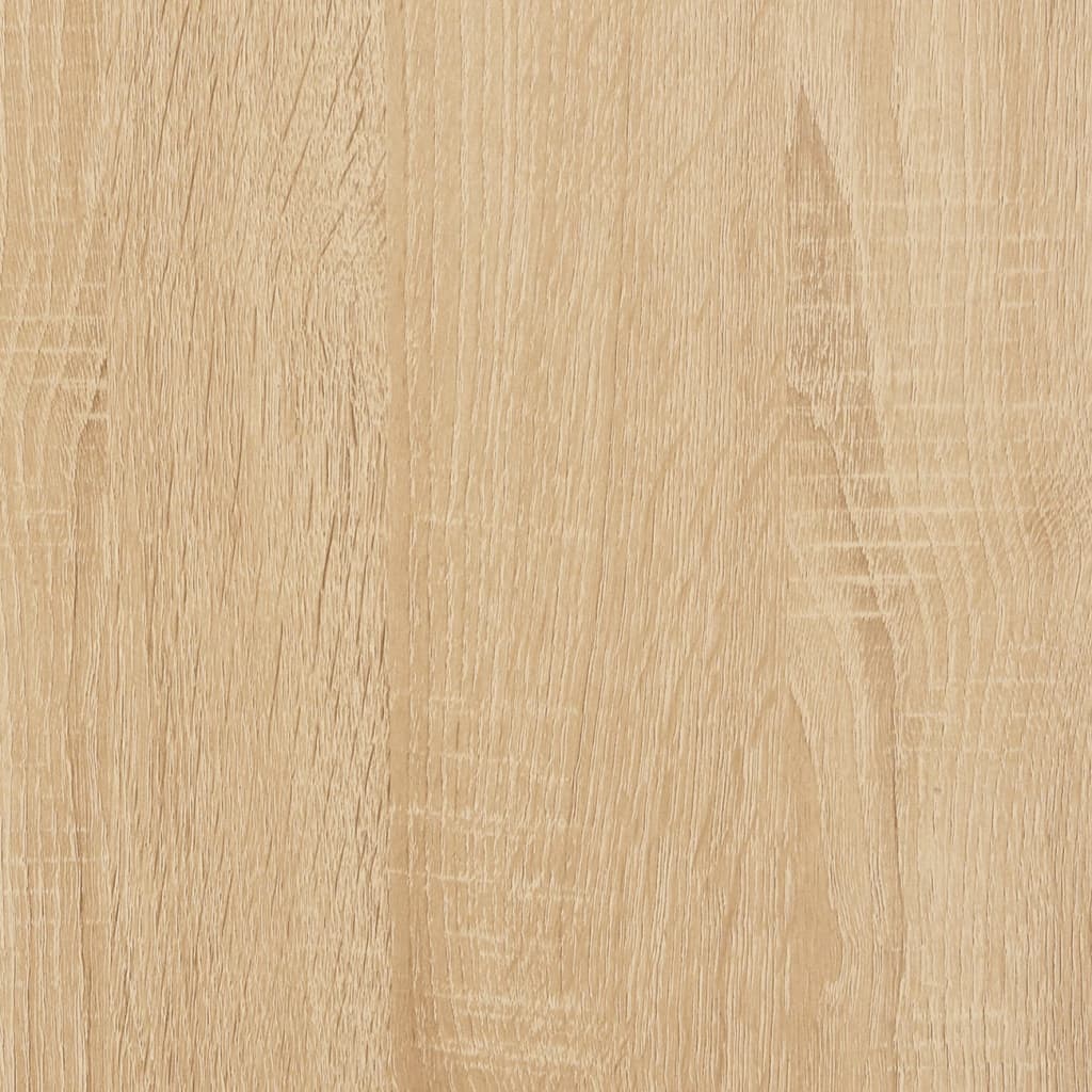 vidaXL Mesa auxiliar madera contrachapada roble Sonoma 33x33x34,5 cm