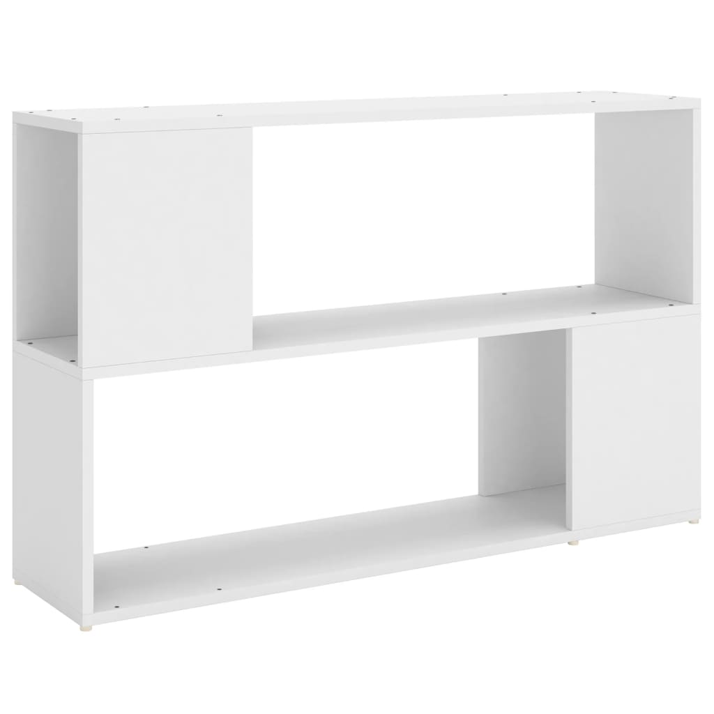 vidaXL Estantería librería madera contrachapada blanco 100x24x63 cm