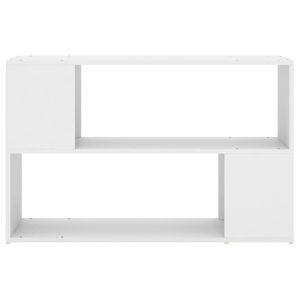 vidaXL Estantería librería madera contrachapada blanco 100x24x63 cm