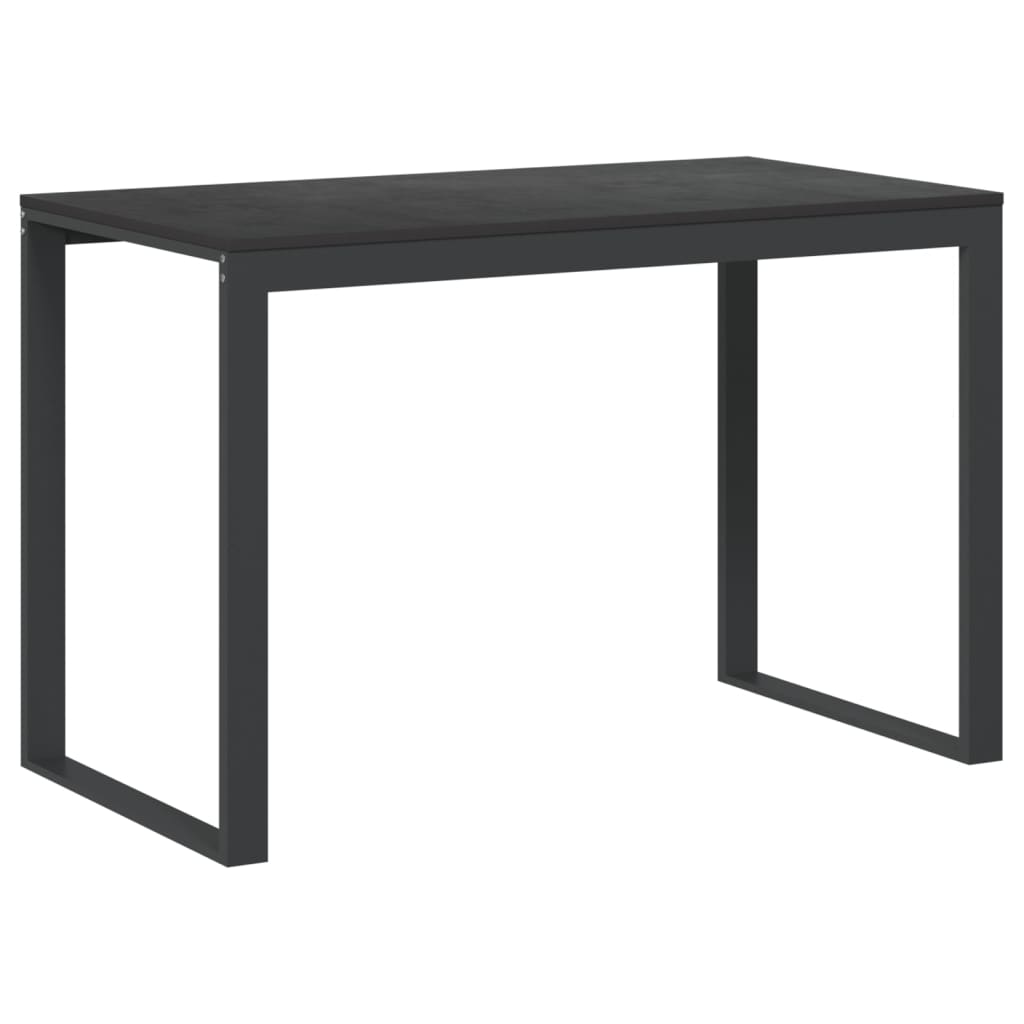 vidaXL Escritorio de ordenador madera de ingeniería negro 110x60x73 cm