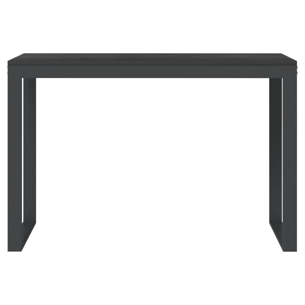 vidaXL Escritorio de ordenador madera de ingeniería negro 110x60x73 cm