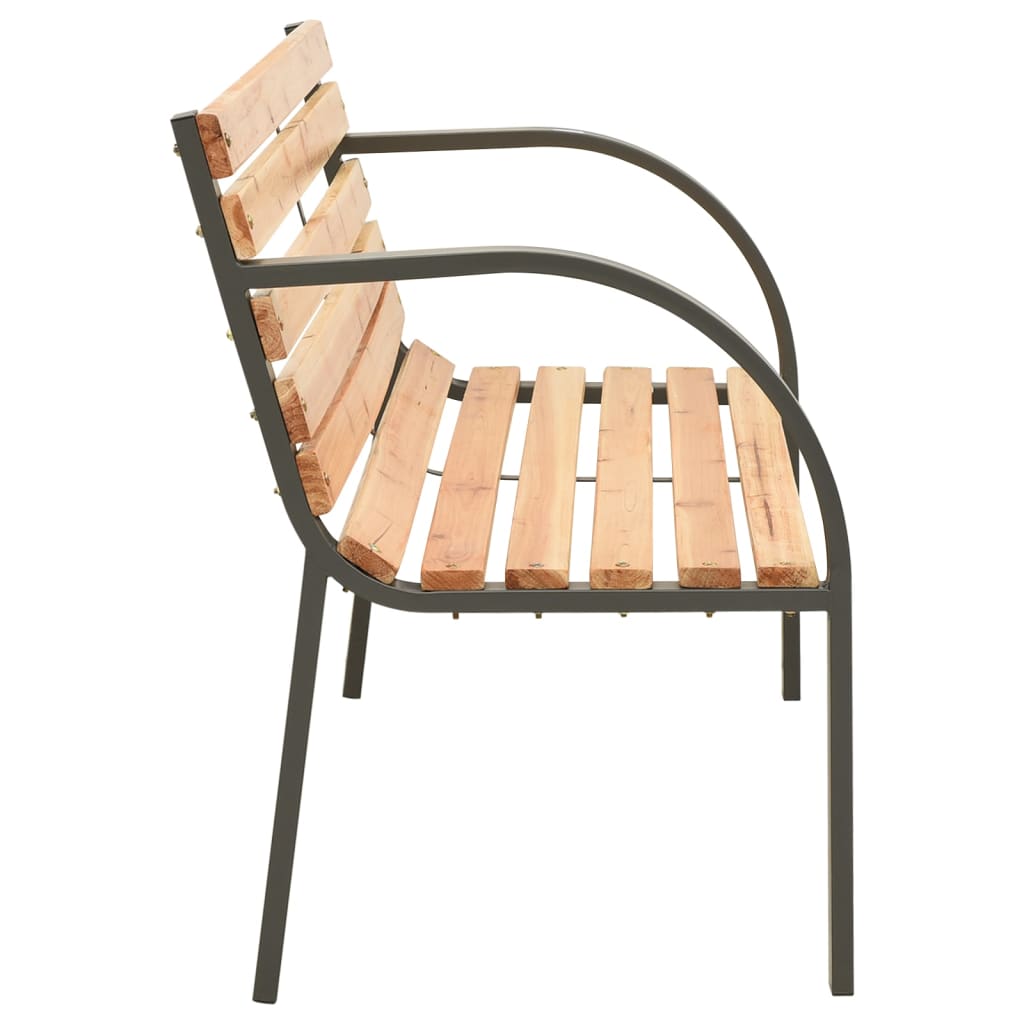 vidaXL Banco de jardín para niños de madera de abeto chino 81 cm