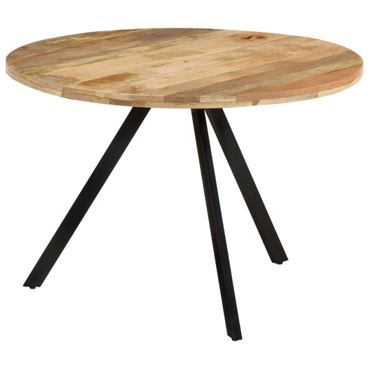 vidaXL Mesa de comedor madera maciza de mango 110x75 cm