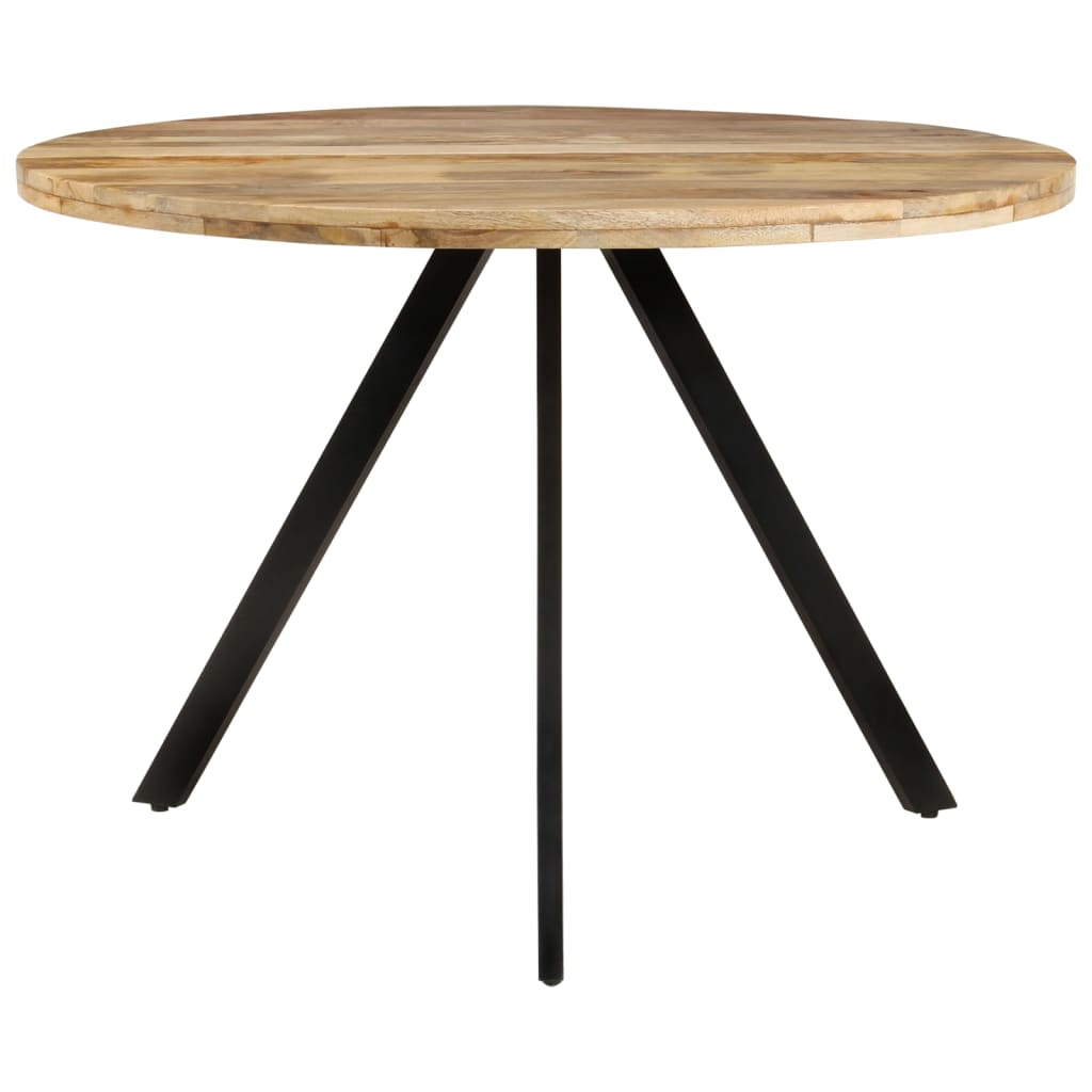 vidaXL Mesa de comedor madera maciza de mango 110x75 cm