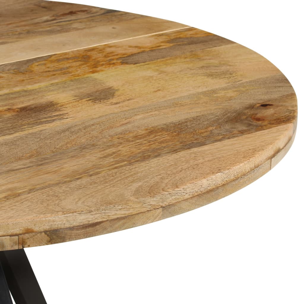 vidaXL Mesa de comedor madera maciza de mango 110x75 cm