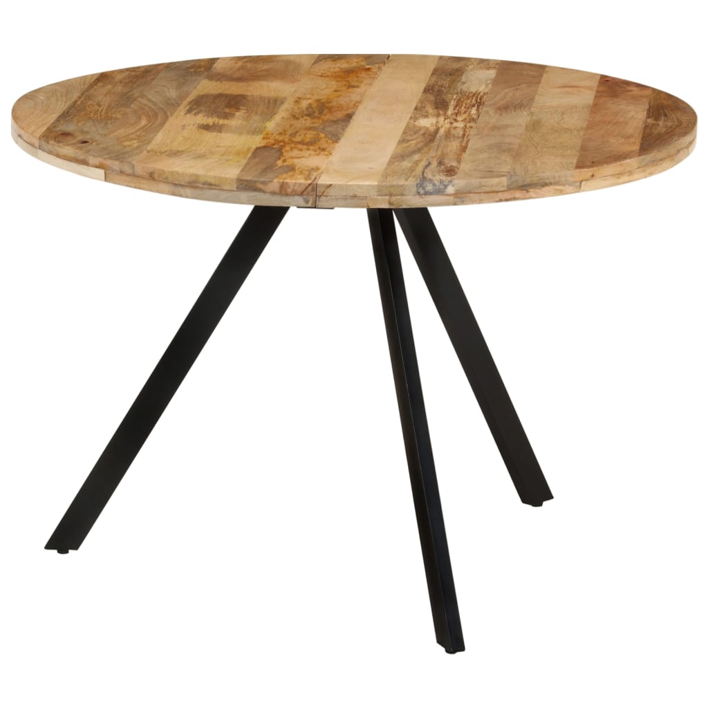 vidaXL Mesa de comedor madera maciza de mango 110x75 cm