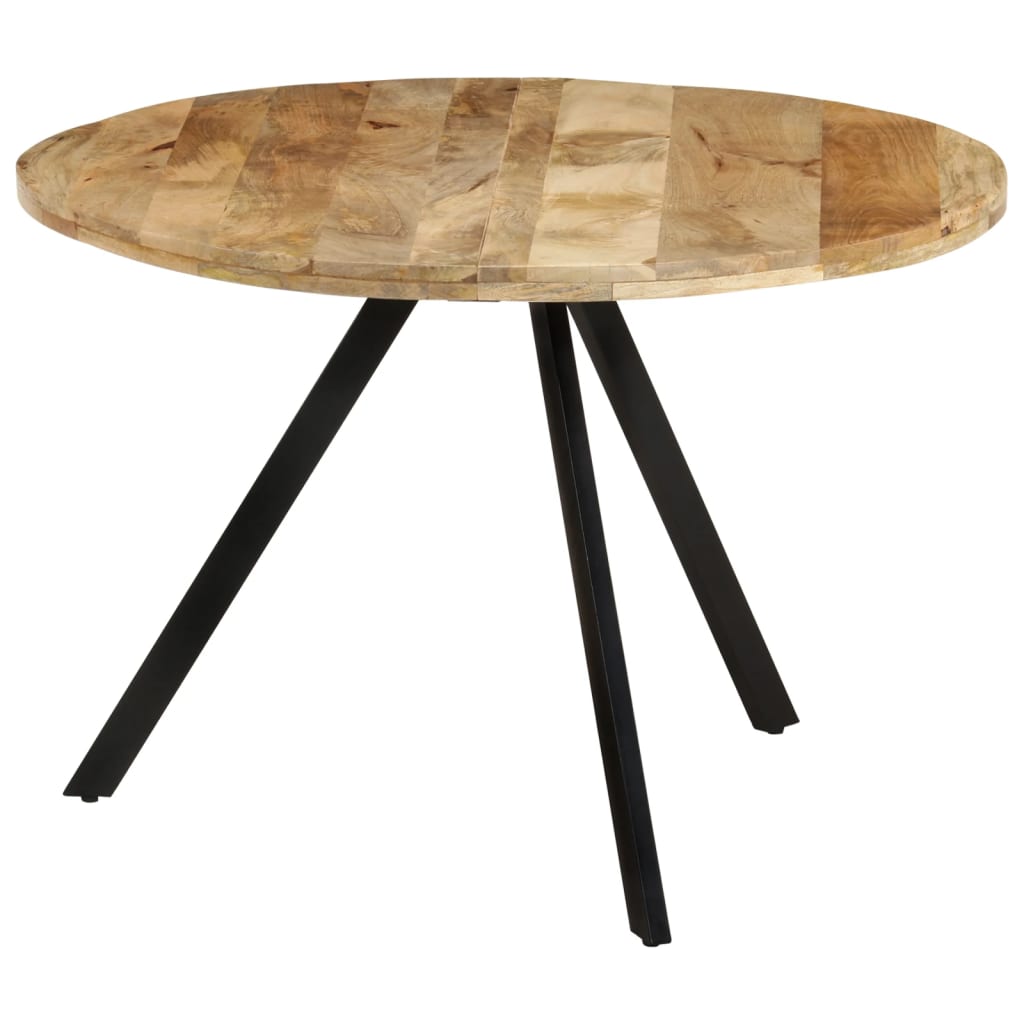 vidaXL Mesa de comedor madera maciza de mango 110x75 cm