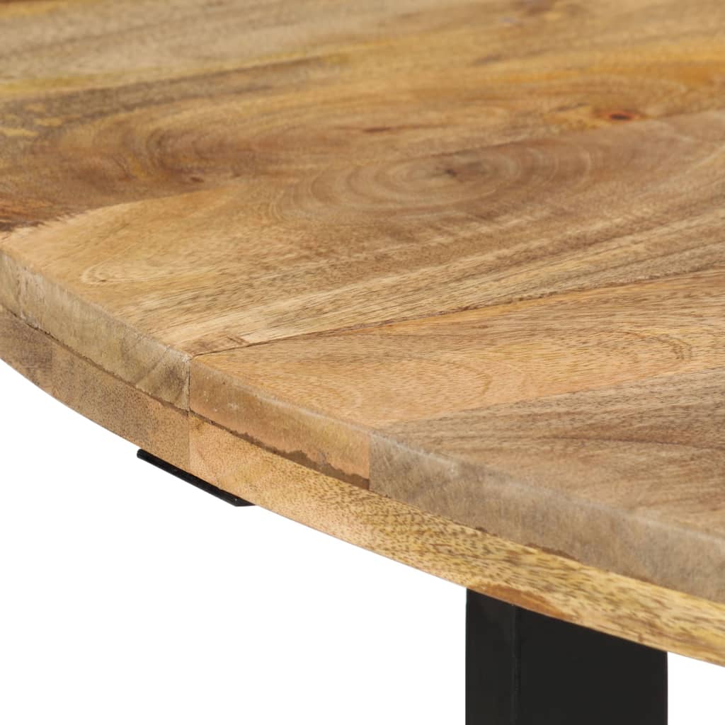 vidaXL Mesa de comedor madera maciza de mango 110x75 cm