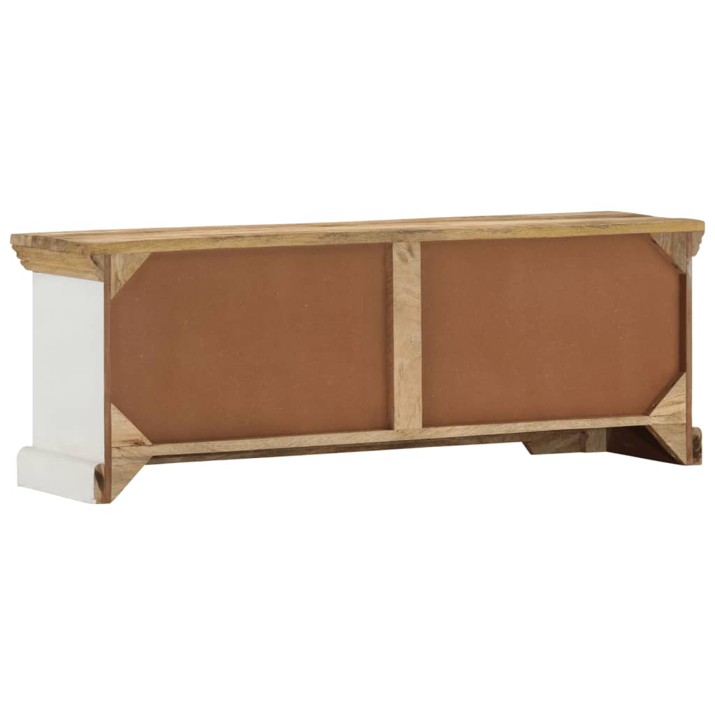 vidaXL Mueble de TV madera maciza de mango 110x30x40 cm