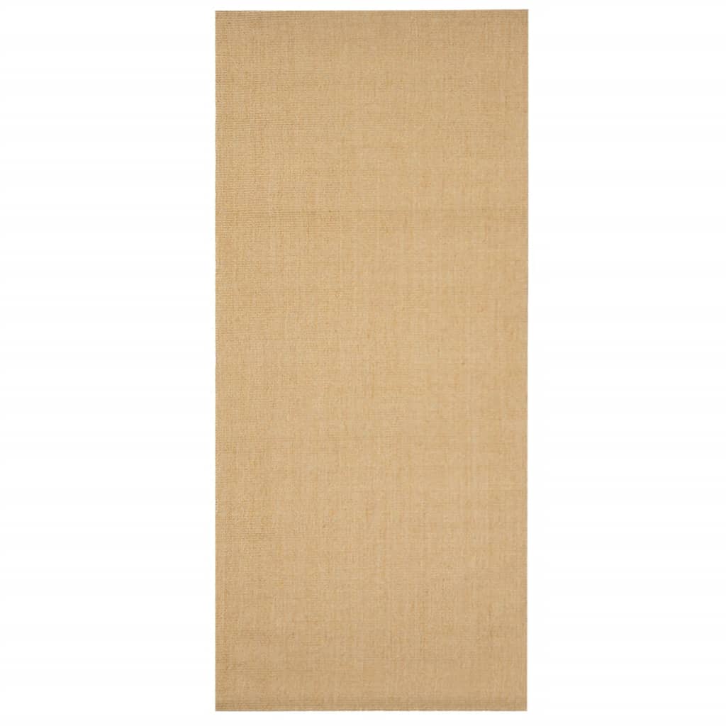 vidaXL Alfombra de sisal natural 66x150 cm