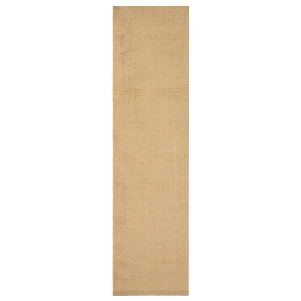 vidaXL Alfombra de sisal natural 66x250 cm