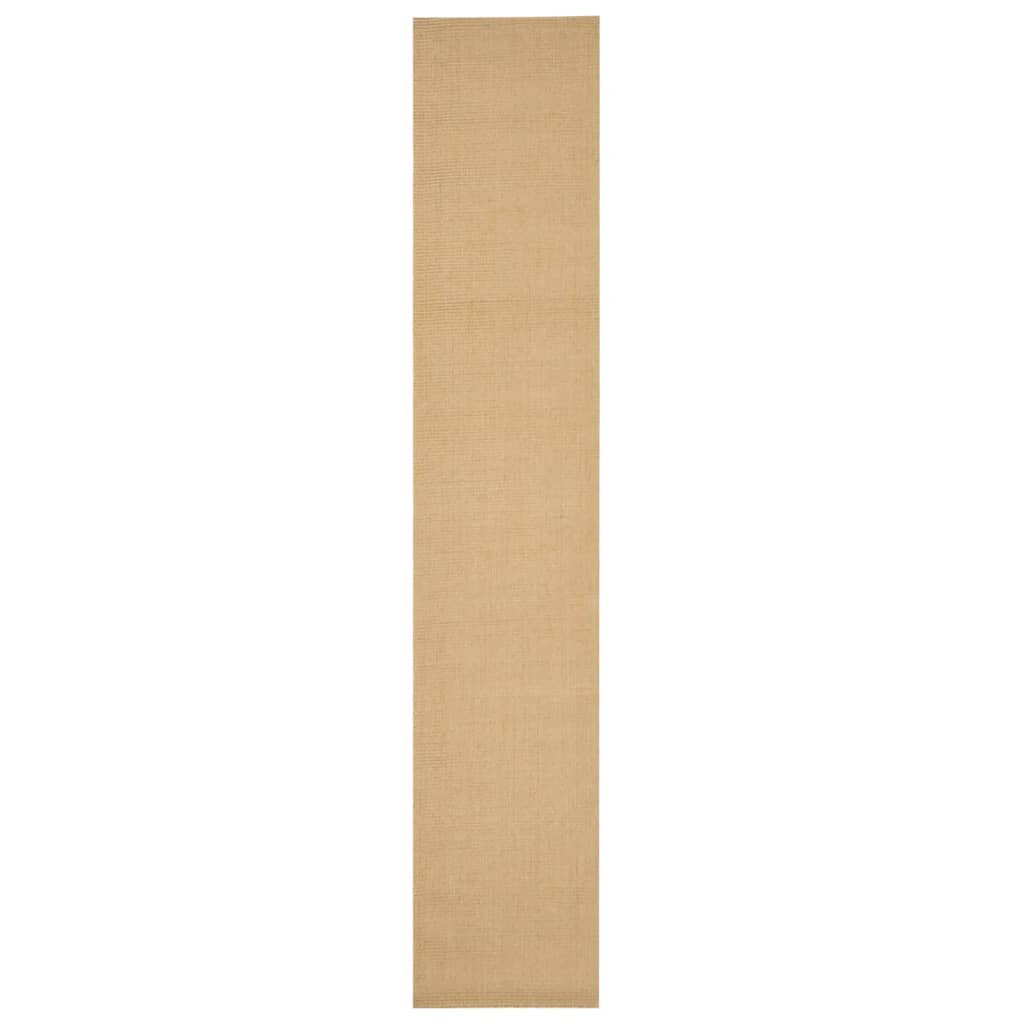 vidaXL Alfombra de sisal natural 66x350 cm