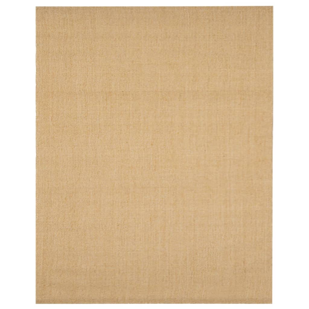 vidaXL Alfombra de sisal natural 80x100 cm