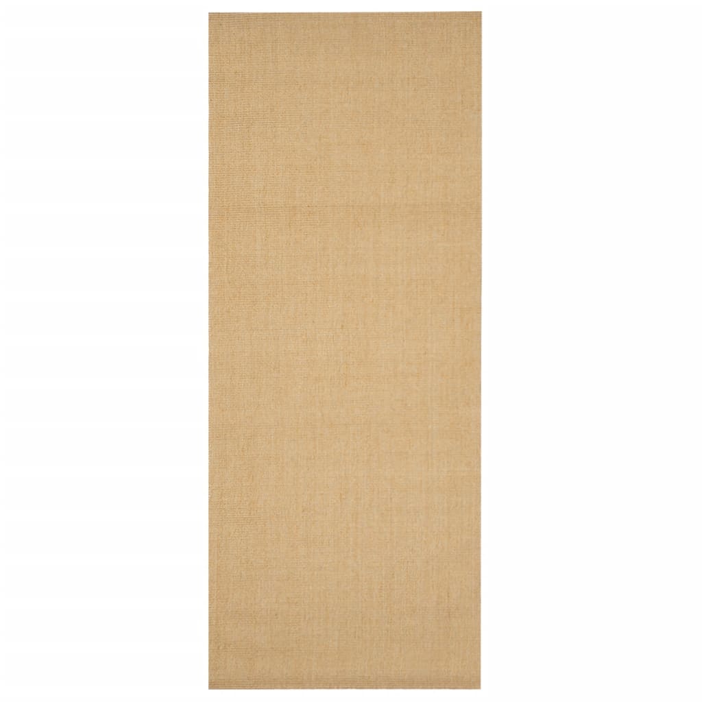 vidaXL Alfombra de sisal natural 80x200 cm